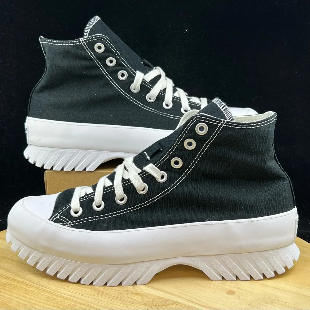 Converse Women's Chuck Taylor All Star Lugged 2.0 Hi Shoes Size 10 Black A00870C